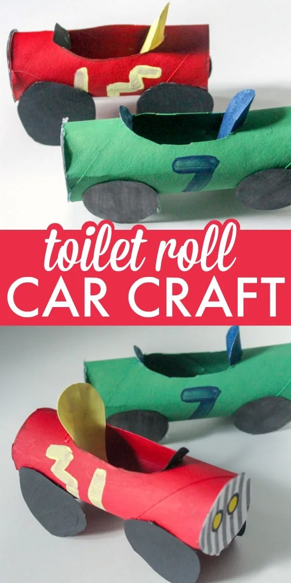 Cute and Creative Toilet Roll Car Craft for Kids