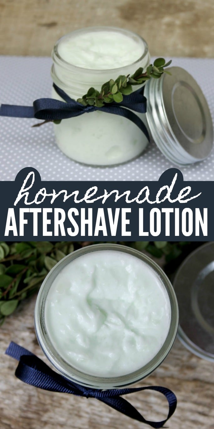 Homemade Aftershave Lotion Tutorial and Recipe