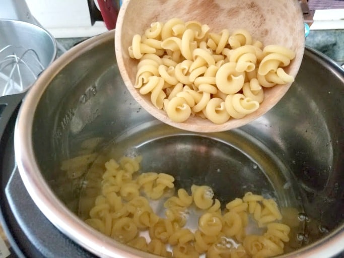 cooking pasta in instant pot