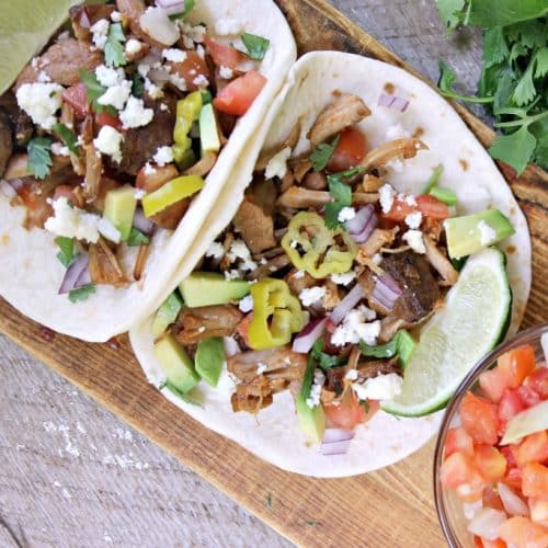 Instant Pot Pork Street Tacos - The Best Crispy IP Carnitas