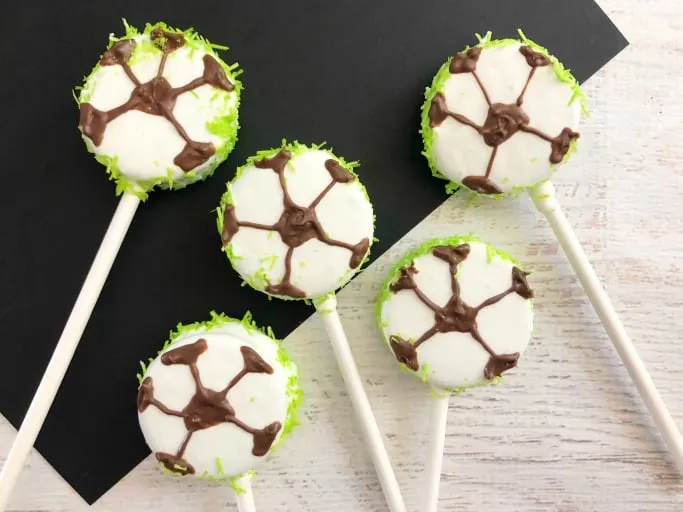 soccer lollipops
