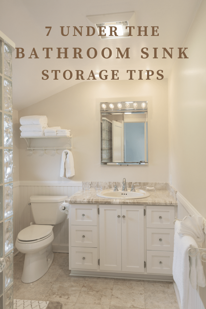 Under the Bathroom Sink Storage Solution