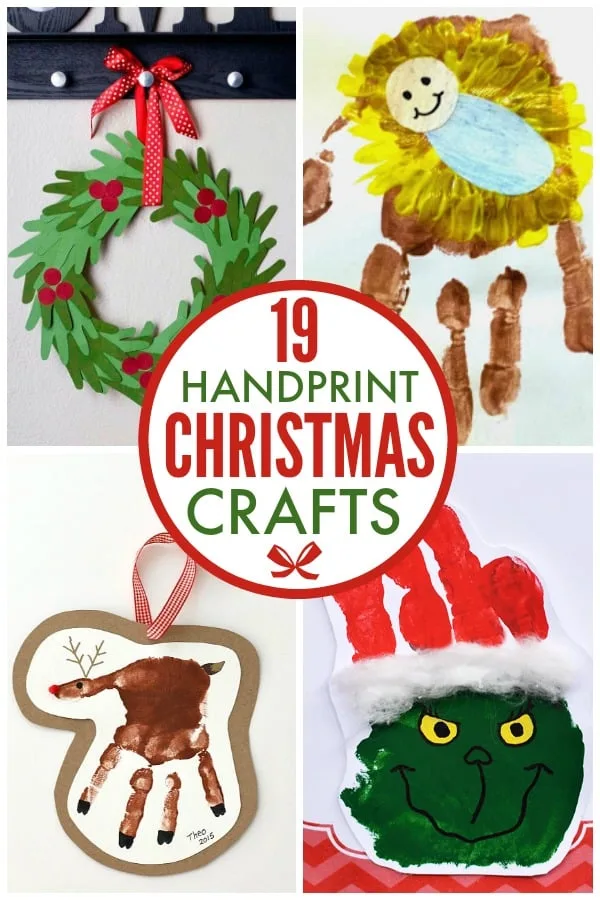 19 Handprint Christmas Crafts