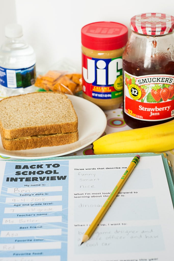 Download our free printable back to school interview to create fun memories with your child this year!
