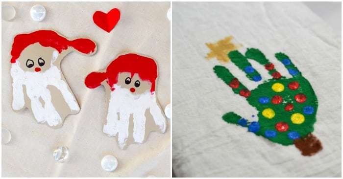 Download 19 Handprint Christmas Crafts To Create Memories With Your Kids PSD Mockup Templates