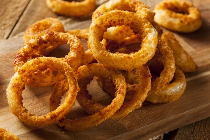 flourless crunchy onion rings