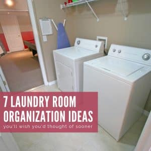 Simple Laundry Room Organization Ideas