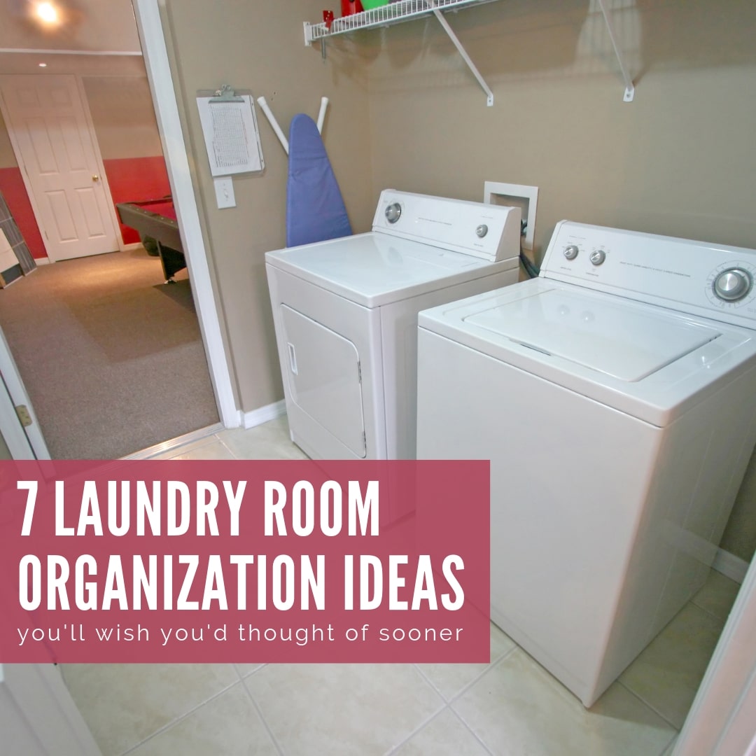Simple Laundry Room Organization Ideas