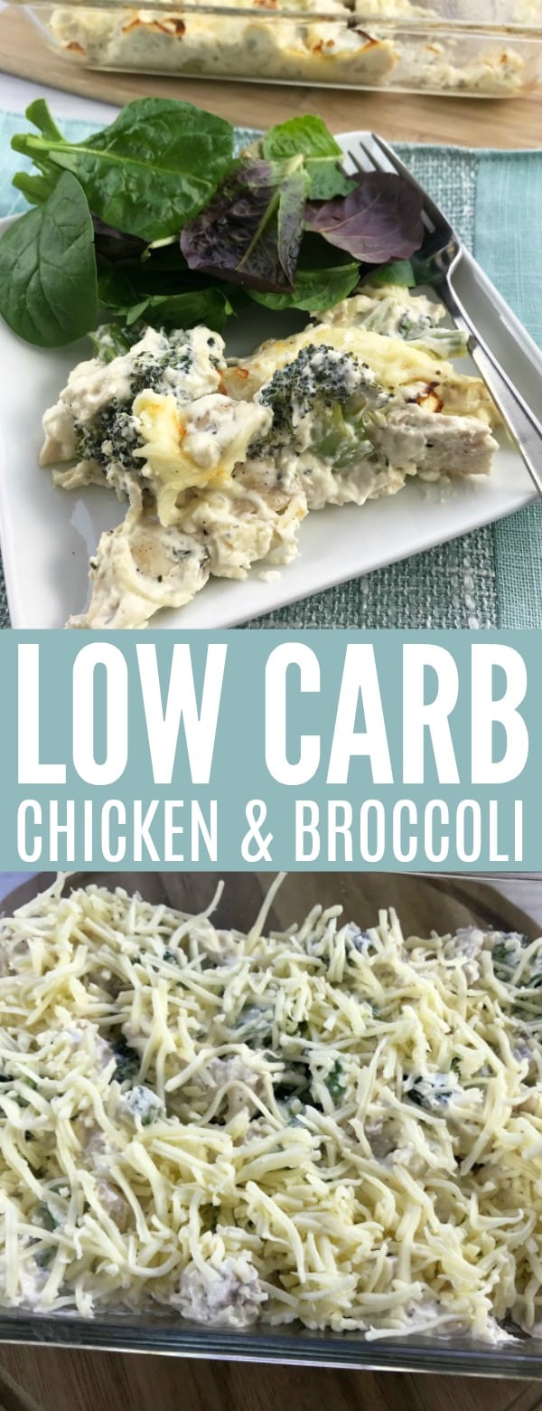 In need of any easy low carb dinner recipe? Look no further than this Low Carb Chicken and Broccoli Bake!