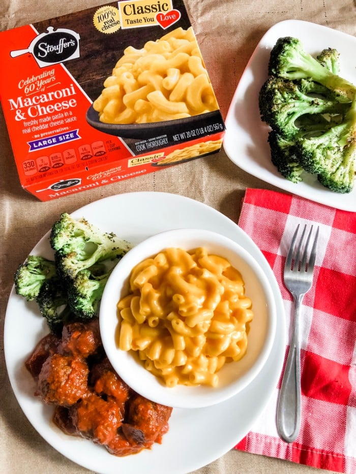 Stouffers Mac & Cheese makes meatless meals simple