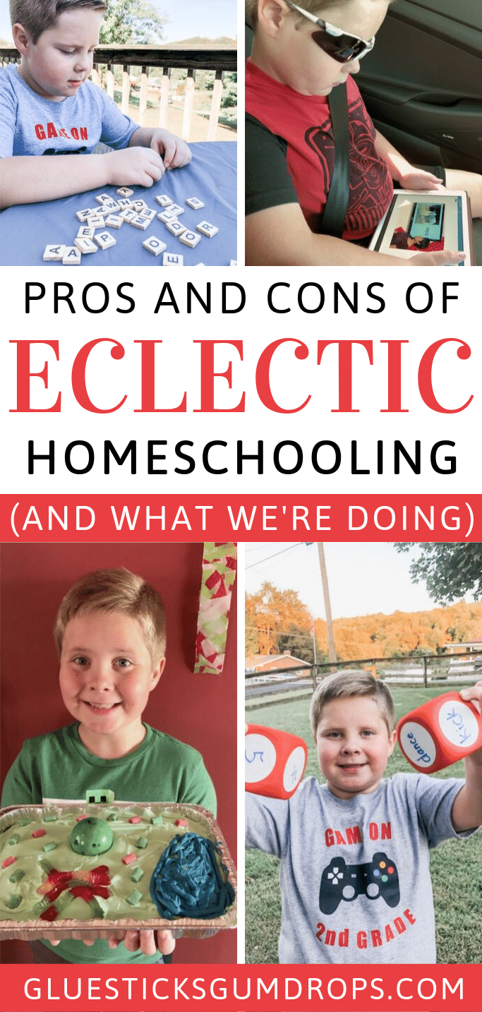 What are the pros and cons of eclectic homeschooling? What does it look like? Find out here!
