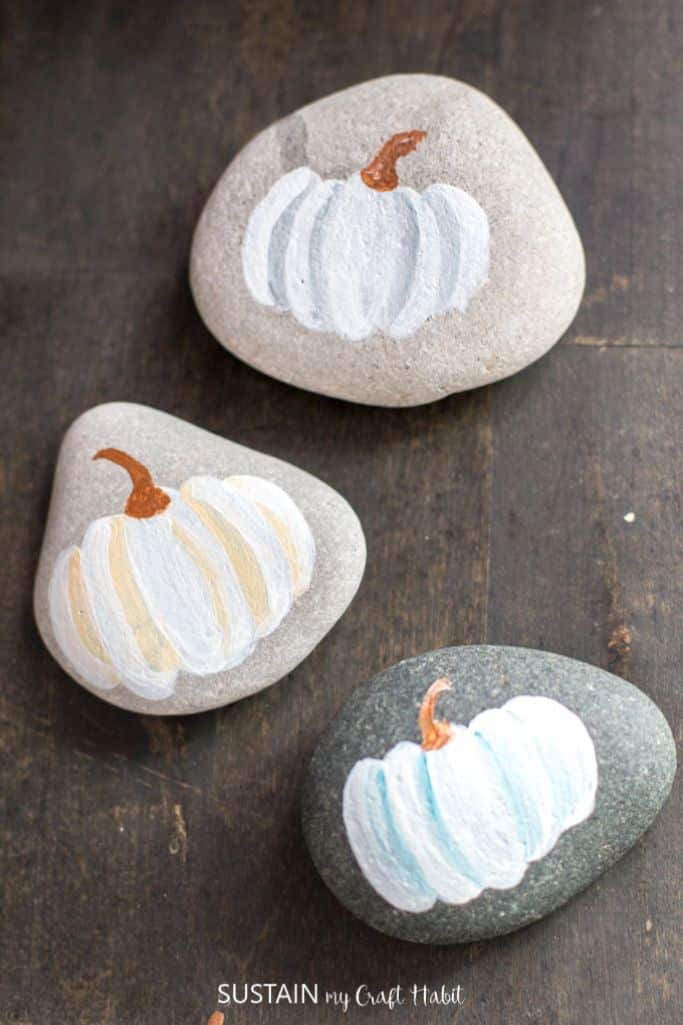 pumpkin rock paintings