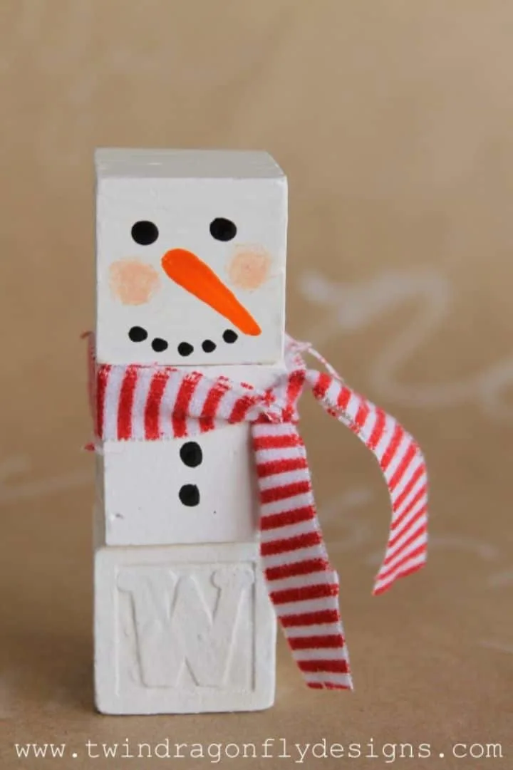 The Simplest Snowman Craft for First Graders - Foxwell Forest