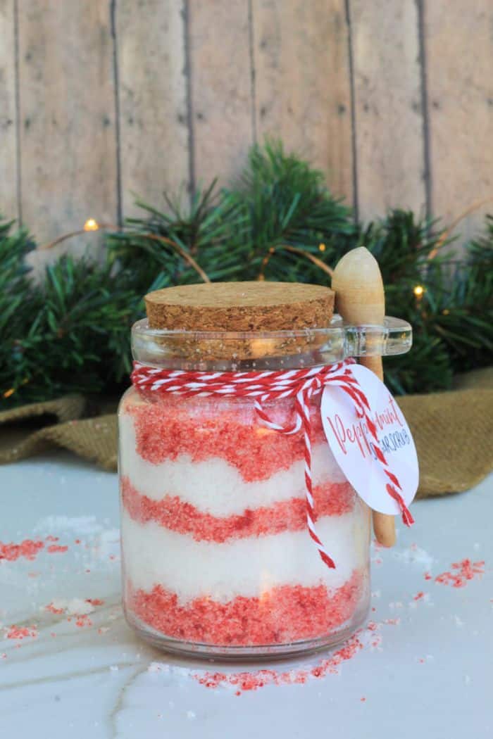 peppermint sugar scrub