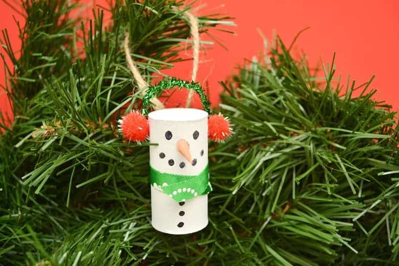 wine cork snowman ornament