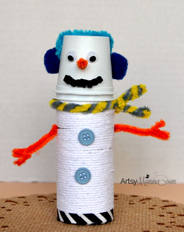 One Savvy Mom ™  NYC Area Mom Blog: Snowman Yarn Wrapping Craft - Fun &  Easy Winter Activity For Toddlers