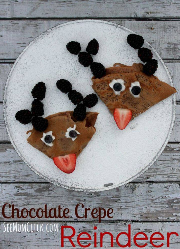 chocolate reindeer crepes