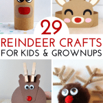 reindeer crafts for kids and grownups