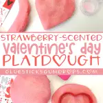 homemade strawberry playdough pin 1