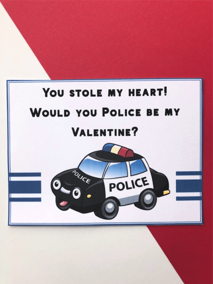 police car valentine
