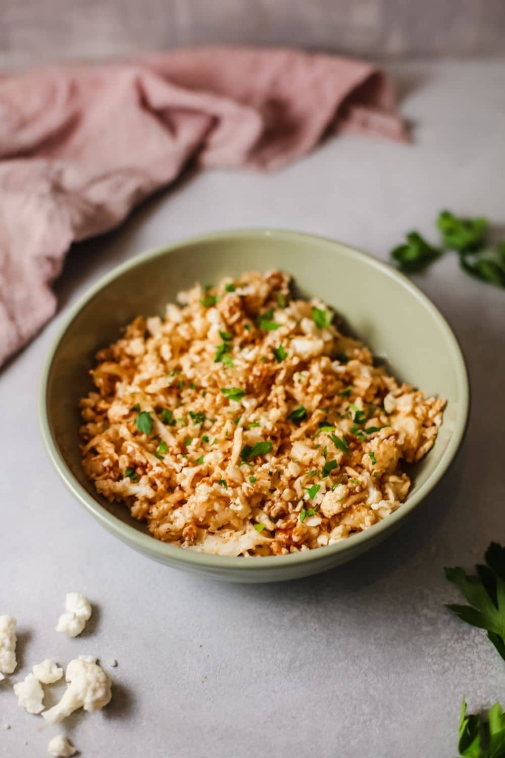 Mexican Cauliflower Rice Keto Side Dish - Glue Sticks and Gumdrops