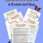 Butterfly Unit Study Pinterest Titled