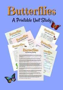 Butterfly Unit Study Ideas For Homeschool - Glue Sticks And Gumdrops