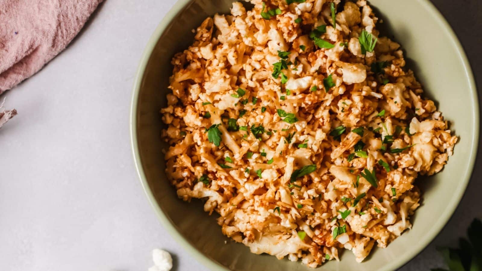 Mexican Cauliflower Rice Keto Side Dish - Glue Sticks and Gumdrops