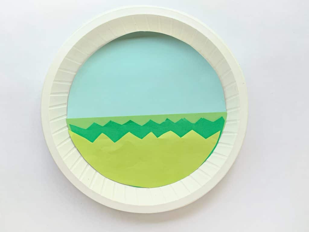 spring paper plate craft step 4