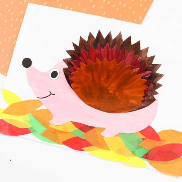 3d hedgehog by arty crafty kids