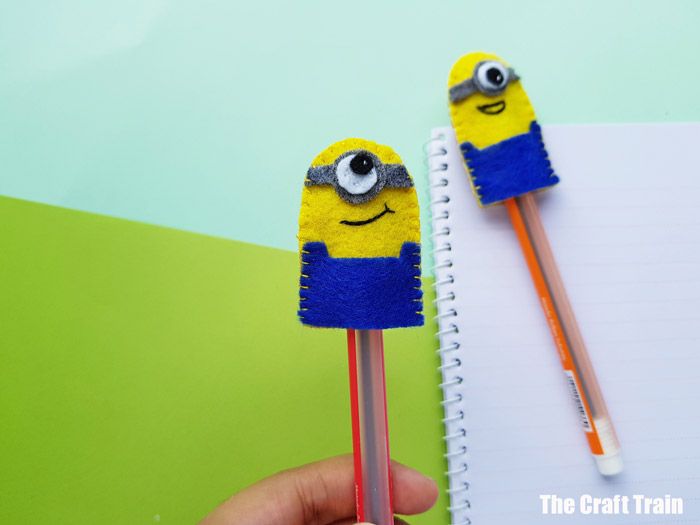 cute minion pencil toppers