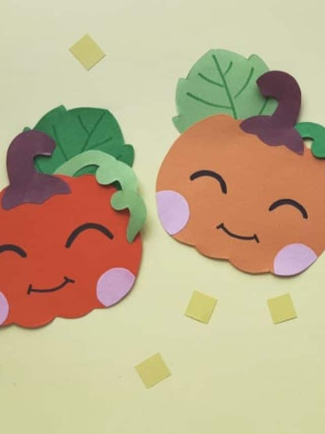 Happy Paper Pumpkin Craft Story
