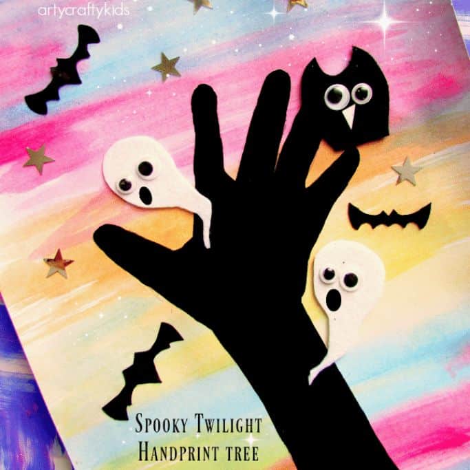 spooky twilight tree by Arty Crafty Kids