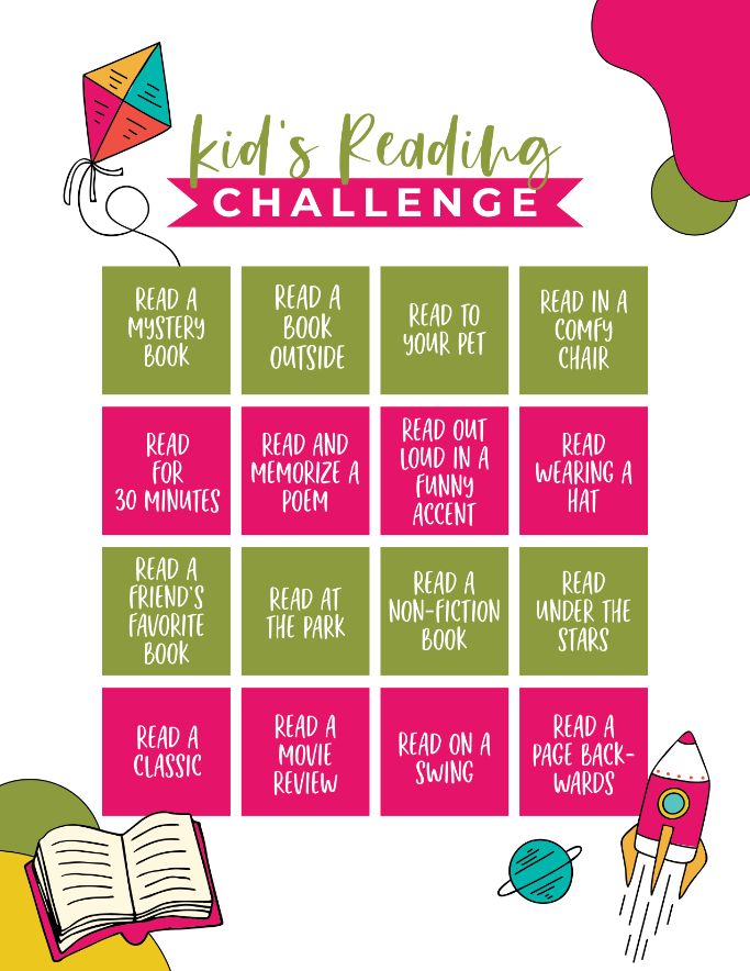 Kids Reading Challenge + 7 Tips on Motivating Kids to Read