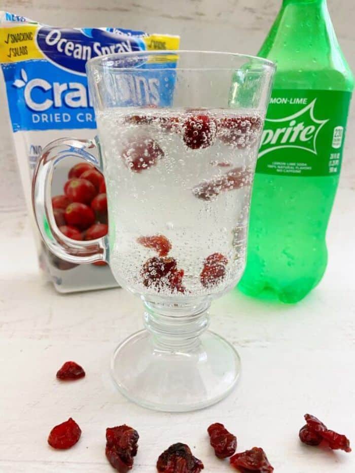 dancing cranberries experiment