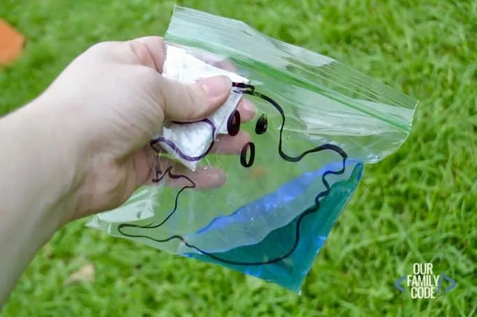 exploding ghosts in a baggie