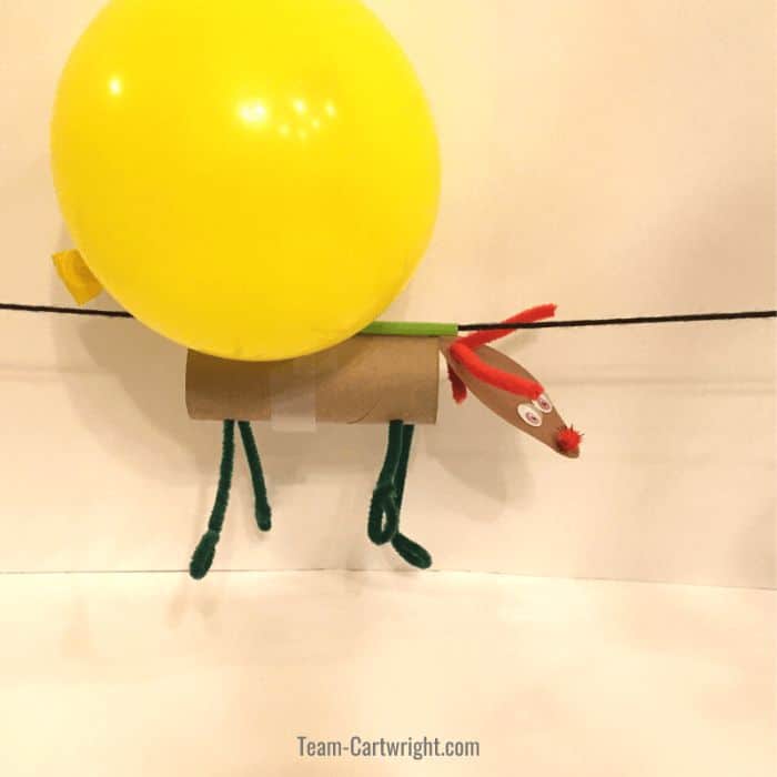 flying reindeer STEM activity