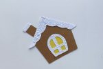 Easy Gingerbread House Craft with Free Printable Template