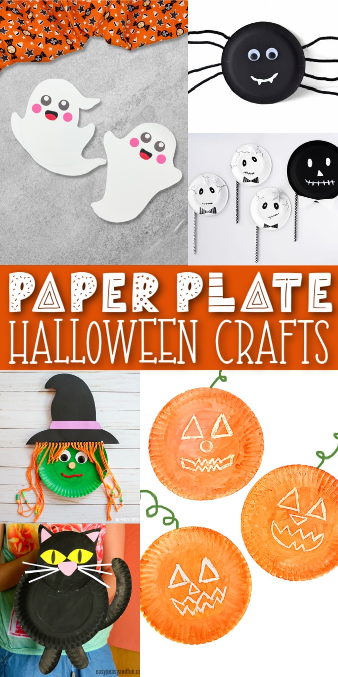 21 Fun Easy Paper Plate Halloween Crafts for Kids