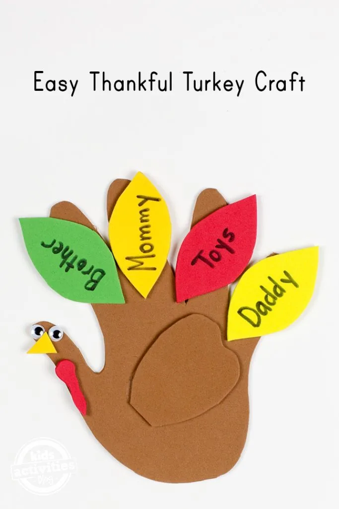 handprint thankful turkey by Kids Activities