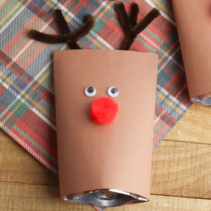 reindeer juice pouch craft