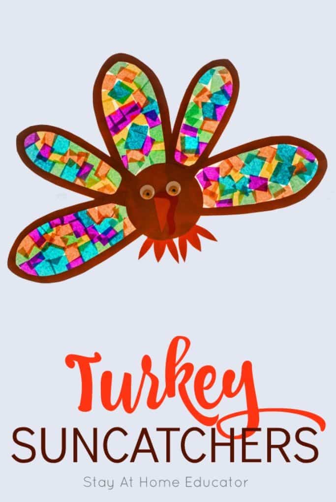 turkey suncatchers by Stay at Home Educator