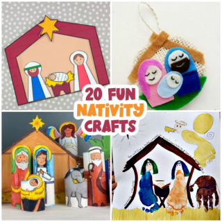 20 Nativity Crafts to Prepare for Christmas - Glue Sticks and Gumdrops