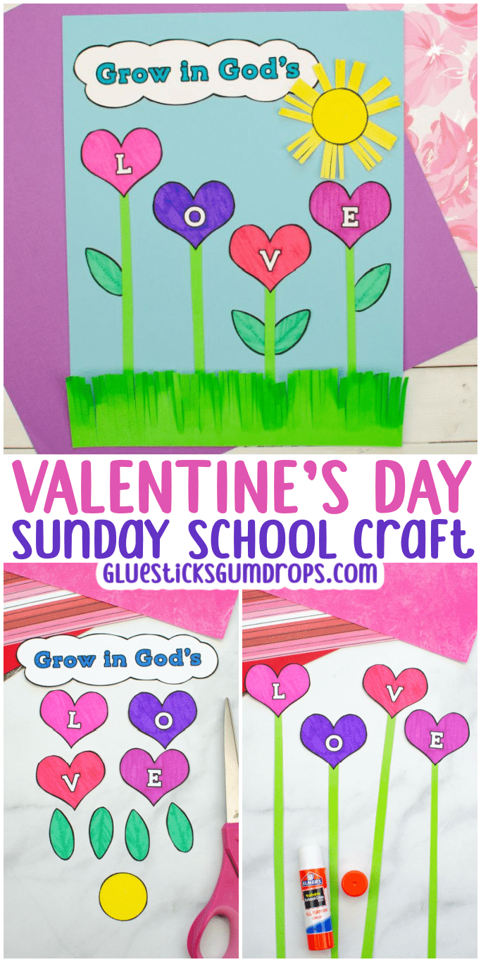 Gods Love Sunday School Valentine Craft