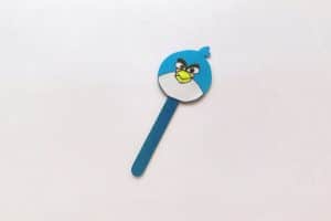 Cute DIY Angry Birds Bookmarks with Free Printable Template