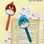 angry birds bookmark pin