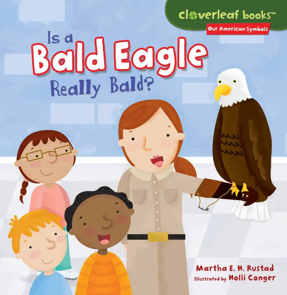 is a bald eagle really bald book