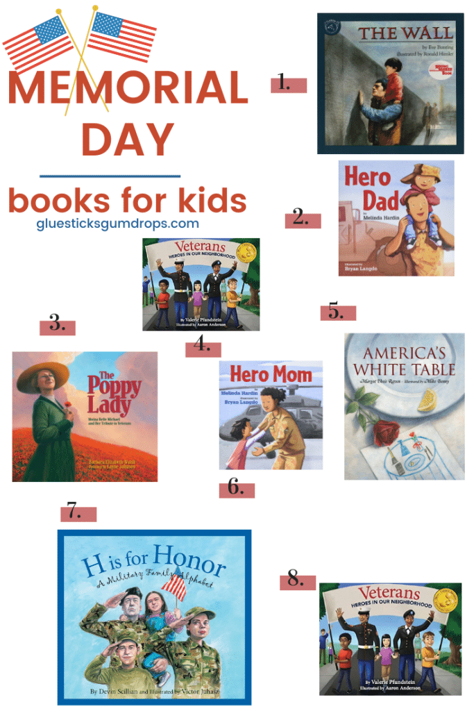 pin image of Memorial Day books for children