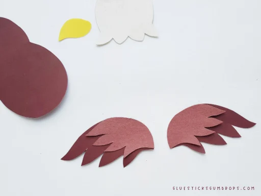assembling the eagle's wings