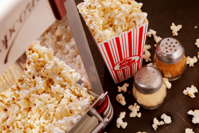 family movie night popcorn and seasoning